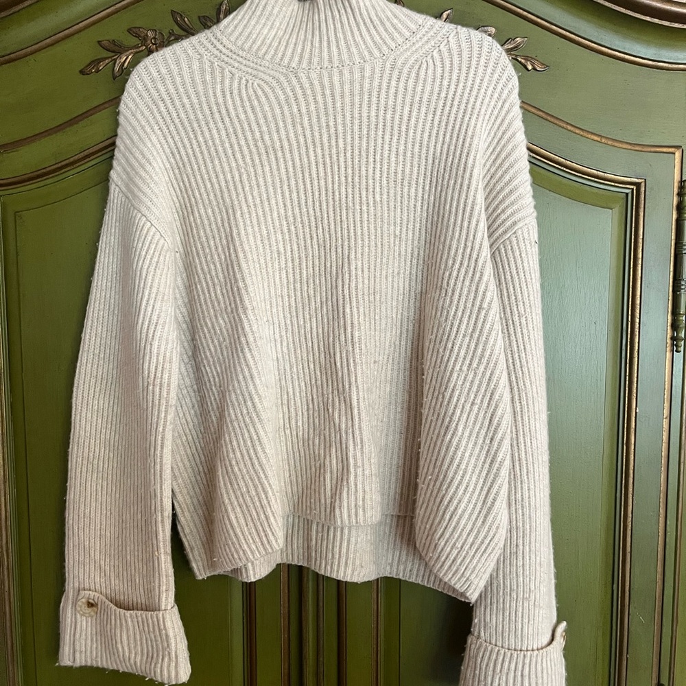 Cozy Cream Mockneck Sweater